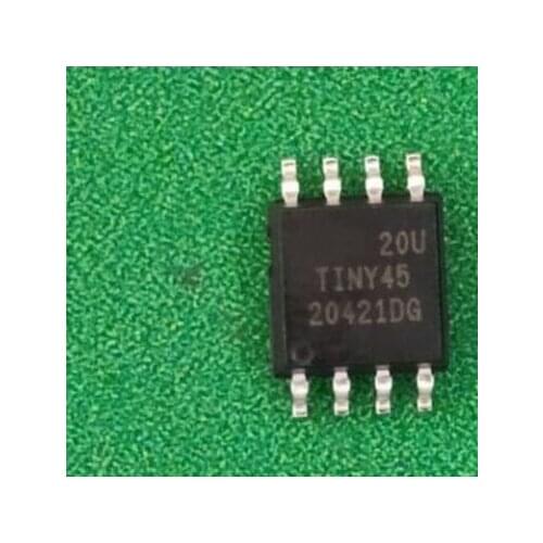 2PCS/LOT ATTINY45-20SUR SOP8 ATTINY45 8-bit microcontroller MCU microcontroller