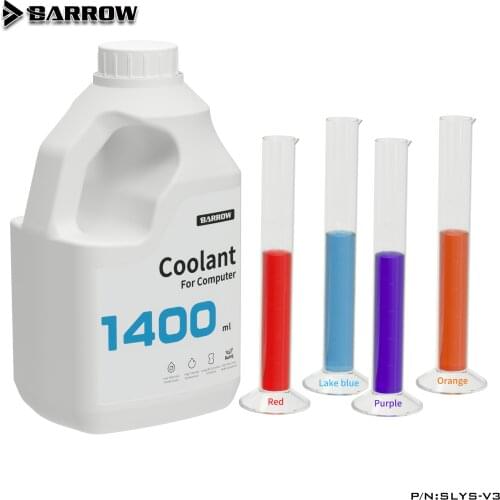 Barrow water cooling fluid, for water cooling system special heat dissipation, anti-corrosion and deionized thermal fluid