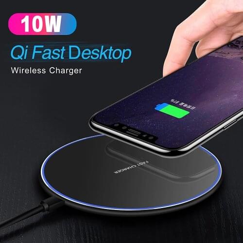 10W 15W Fast Wireless Charger For Samsung Galaxy S10 S20 S9 Note 10 9 USB Qi Charging Pad for iPhone 11 Pro XS Max XR X 8 Plus