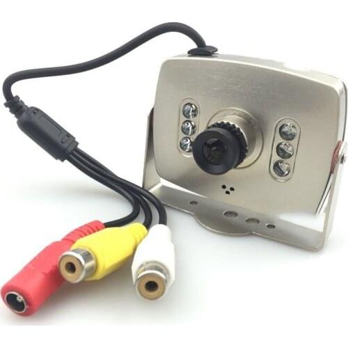 CCTV HD 1000TVL Lens 2.8mm Audio Video MIC Color IR Analog Car MINI Camera