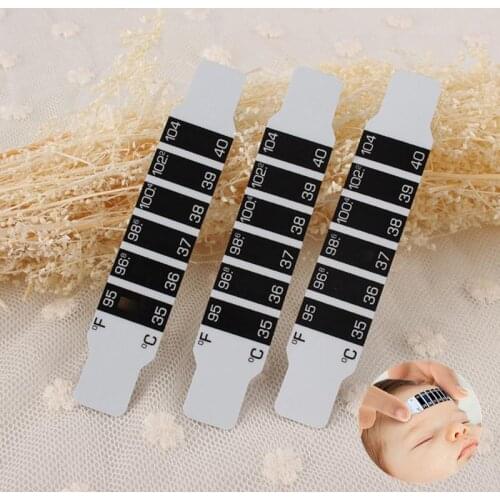 Baby LCD Color Changing Body Temperature LCD Temperature Sticker Liquid Crystalt Simple Convenience Household Baby Thermometers
