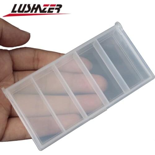 LUSHAZER 5 Compartments Fishing Tackle Box Plastic Waterproof equipment Fish Lure fishing box Fly Fishing Lure Spoon Hook