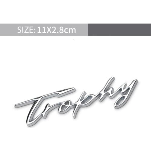 Fashion Car Badge Decal Trophy Logo For MG3 MG5 MG6 TF ZR Morris 3 3D Chrome Metal Sticker Emblem Creative Auto Accessories