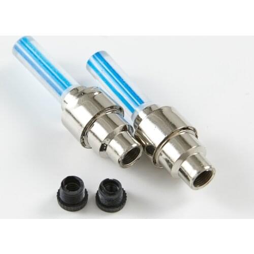 2PCS/PACK Single Color Bike Motorcycle LED Tire Wheel Light With Batteries