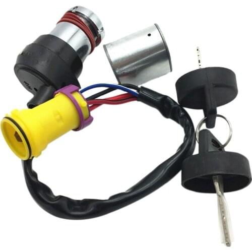 Motorcycle Ignition Key Switch Start Switch Ignition Lock Motorcycle Accessories Suitable for ATV 260CC 300CC