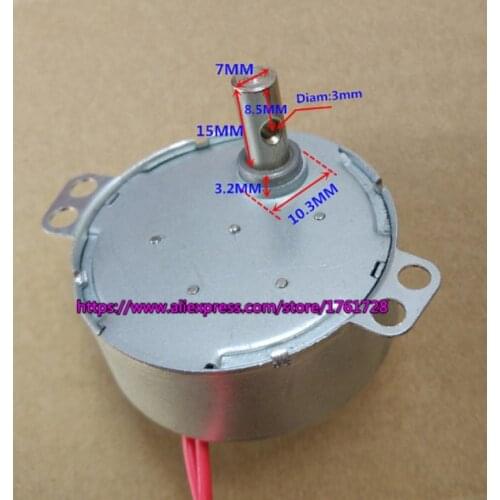 Free shipping ! 50TYZ-D AC 12V 4W 20RPM Synchronous motor permanent magnet micro AC gear motor