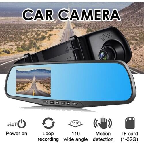 Dash Cam 3.5" LCD Screen 110° Wide Angle Driving Car Recorder Motion Dection, Loop Recording, Support 32GB Max Dash Camera