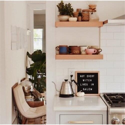 Felt Letter Board Sign Message Home Office Decor Board Oak Frame White Letters Symbols Numbers Characters Bag