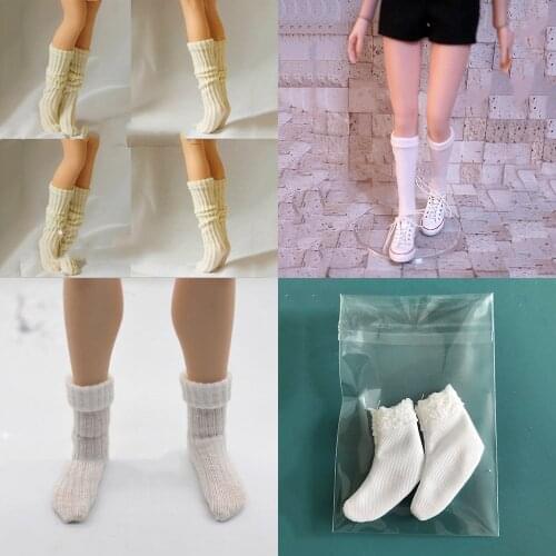 1/6 Scale Female High Elastic Stockings Cute Japanese Student Tube Socks Short Accessories for 12-inch Female Figure Body