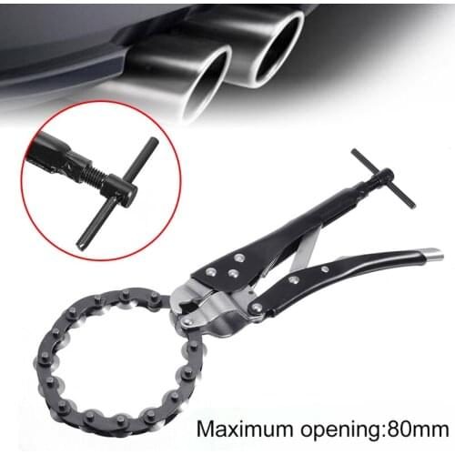 1pc Car Exhaust Pipe Cutter Plier Multi Wheel Chain Lock-grip Tube Wrench Tool Truck Auto Parts Accessories