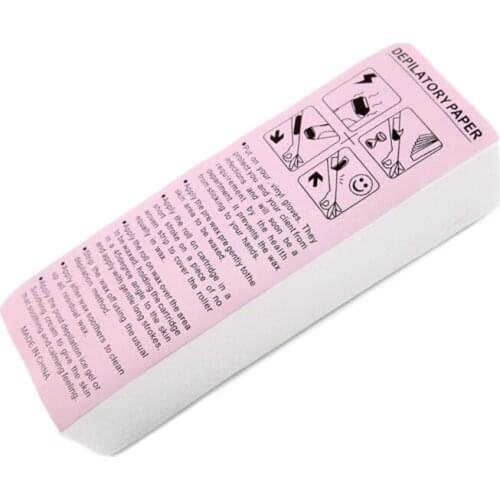 100Pcs Professional Armpit Leg Hair Removal Wax Paper Strips Cloth Nonwoven Tool