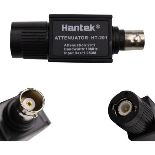 2Pcs/Lot Hantek Attenuator 1008C Oscilloscope Signal Passive Attenuator HT201 20:1 Passive Attenuator 300V Max For Pico