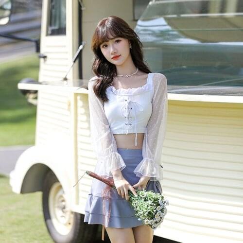 2021 New Sexy High Waist One Piece Swimsuit Lady Monokini Bandage Swimwear Women Swim Bath Suit Trikini Swimskirt