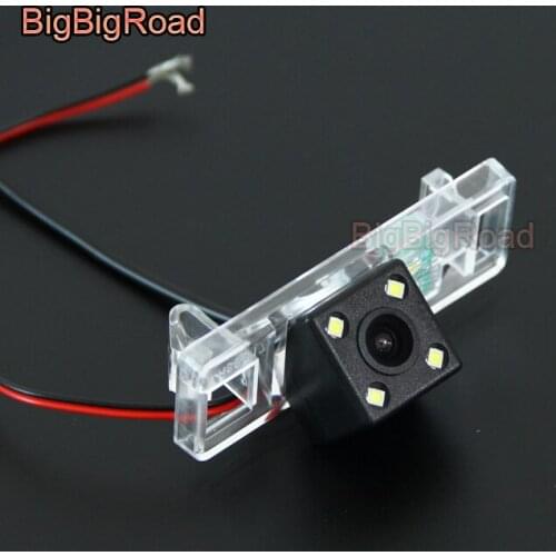 BigBigRoad Car Rear View Reverse Backup Camera HD CCD Night Vision waterproof parking camera For peugeot 308 307 307cc 408 508