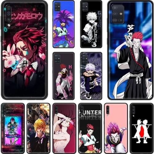 Hisoka Anime Hunter X hunter Phone Case for Samsung Galaxy A51 A71 A21s A50 A31 A10 A20e A30 A41 A70 A40 A11 A20s Black Cover