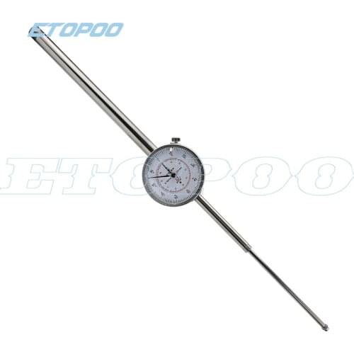 0-100mm Range 0.01mm Grad Dial Indicator White Dial 0-100 Reading large indicator gauge