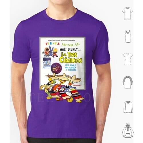 Three Caballeros T Shirt Men Cotton 6xl Mexico Pavillion Food And Wine Ole Duck