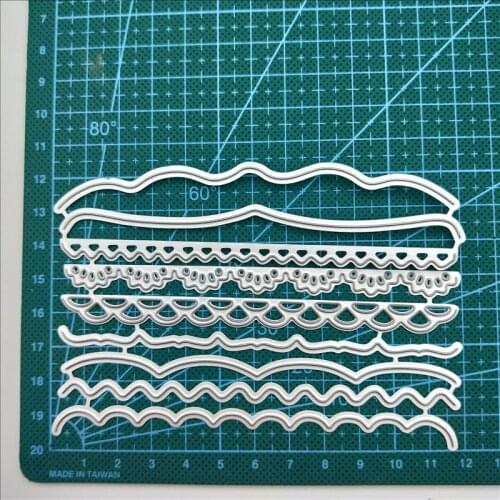 Border dies Metal Cutting Dies cut die decoration Scrapbooking Album Paper DIY Card Craft Embossing Die Cuts
