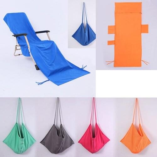 Camping Fishing Chair Beach Bed Chair Towel Long Strap Pool Sleeping Chair Towel Cover For Sun Outdoor Tools