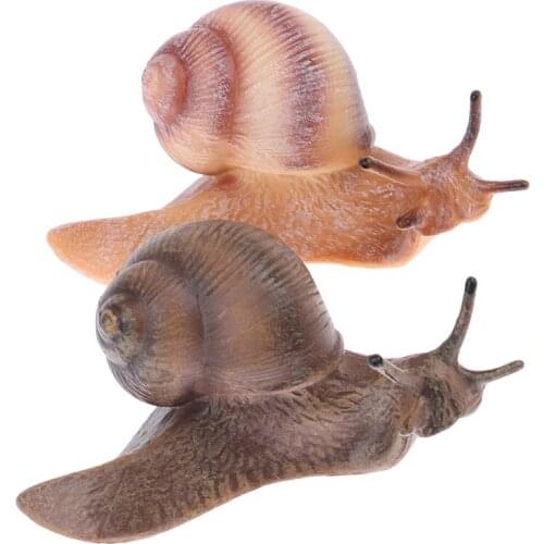 1 Pc Simulation animal insect model mini animal snail growth cycle ornament Cognitive Educational Toys for children Gift