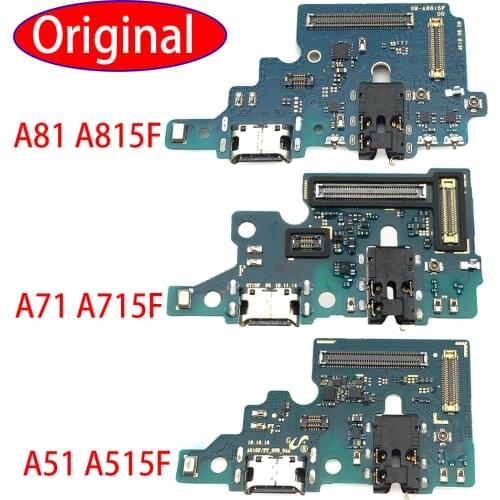 Original USB Charging Port Dock Charger Plug Connector Board Flex Cable For Samsung Galaxy A51 A515F A71 A715F A81 A815F