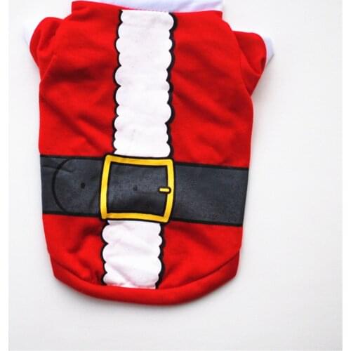 Autumn Winter Chrismas Puppy Vest Clothing Cartoon Dog Clothes Costumes for Small Dogs Pet Cat Coat Jackets Chihuahua Pug Outfit