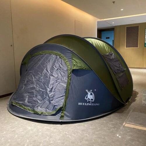 2-3 People Single Layer Rainproof Speed Open Tent Camping And Throwing Tents 190T Polyester