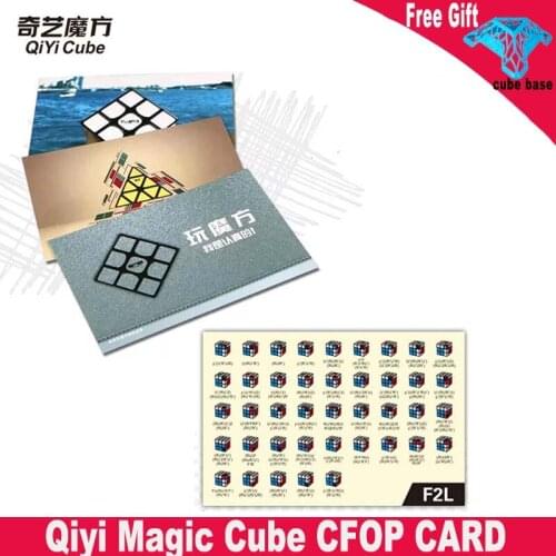 Qiyi MF 3pcs/Set Formulas Magic Cube F2L Pll Oll Puzzle Tutorial Formula Applies To 3x3 Speed Carry Card Easy To Learn Speedcube