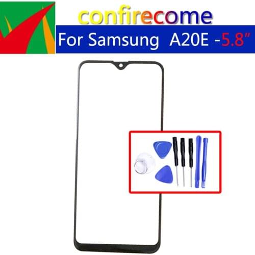 For Samsung Galaxy A20E A202F Touch Screen Front Glass Panel Digitizer Front Outer Glass Touch Sensor Repair Parts
