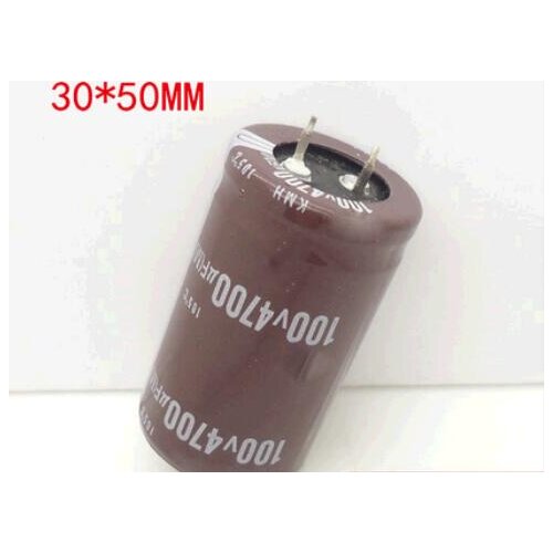 High quality horn 100v4700uf electrolytic capacitor 30x50 measured withstand voltage 120V quality guaranteed 100v4700uf
