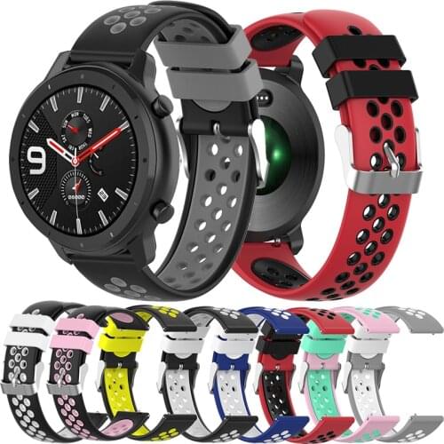 20mm 22mm Watch Strap For Huami Amazfit GTR 42mm 47mm Smart Watch Band Replacement Wristband Bracelet ремешок Accessories Belt
