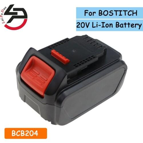 3000mAh 4000mAh 5000mAh 20V Battery Electrical Tools For BOSTITC Lithium Battery DCB200 BCB204 Electric Nailer