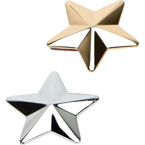 3D Star Metal Badge Car-styling Auto Sticker Exterior Accessories Car Stickers and Decals