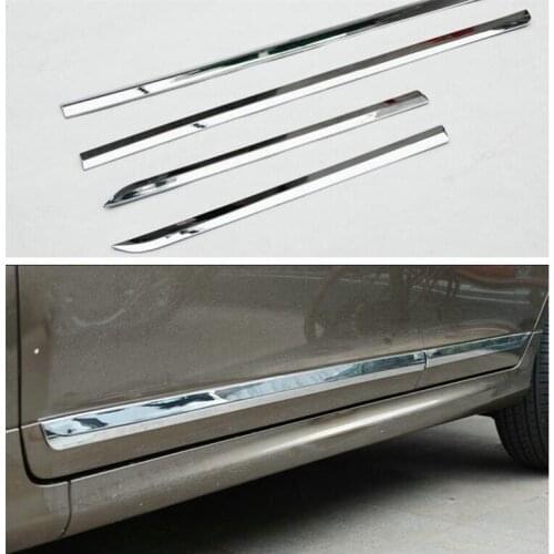 High Quality 4PCS CAR SIDE DOOR BODY PROTECTOR MOLDING COVER TRIM For VOLVO XC60 2014 2015 2016 2017