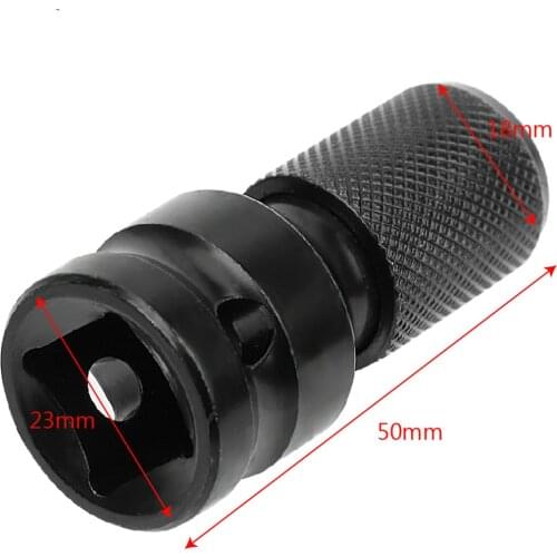 6.35mm/12.7mm Quick Release Chuck 1/2" Drive To 1/4" Bit Socket Adapter Hex Shank Converter Wrench Step Drill Convertor