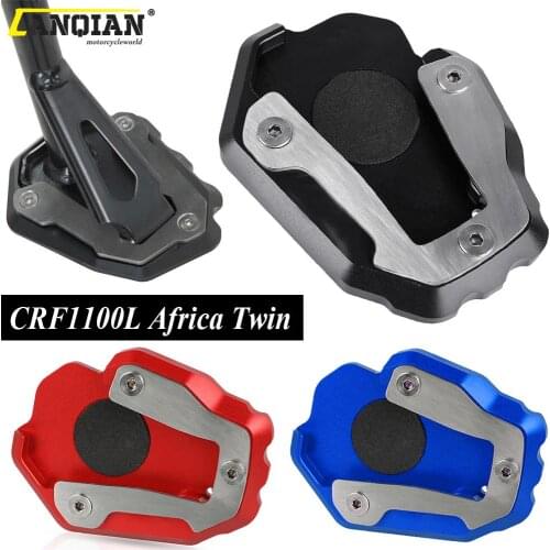 Motorcycle Side Stand Enlarger Plate Kickstand Enlarge For Honda Africa Twin Adventure Sports ES 2020-2021 AfricaTwin ADV. Parts