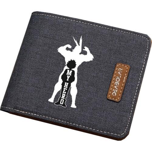 My Hero Academia Wallets Boku no Hero Academia Izuku Midoriya Short purse Cartoon Student Coin purse