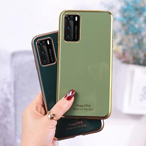 Plating Soft TPU Phone Case For Huawei Honor View 30 Pro 30S Mate 20 Nova 5 7 Pro SE P Smart Plus Y9 Prime Y5 2019 Cover Coque