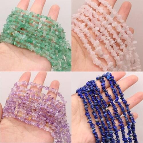 Irregular Freeform Chip Gravel Beads Natural Stone Amethysts Malachite Beads Jewelry Making DIY Necklace Bracelet Earring 15
