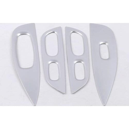 For Nissan Rogue x-Trail T32 2014 2015 2016 2017 2018 Chrome Door Window Armrest Cover Switch Button Panel Trim Molding Garnish