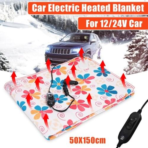 150X50cm Energy Saving Warm 12v Car Heating Blanket Autumn And Winter Electric Blanket Car Electric Heated Blanket