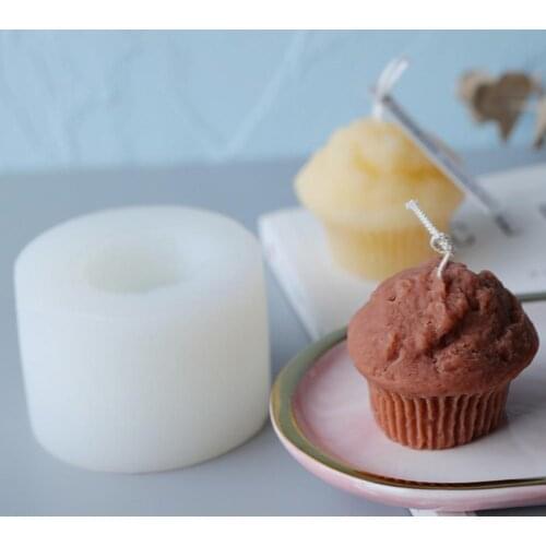 Cake Mold Portable Safe Healthy DIY Scented Candle Mold Dessert Macaron Muffin Mould Home Fondant Cake Mold DIY Birthday Party