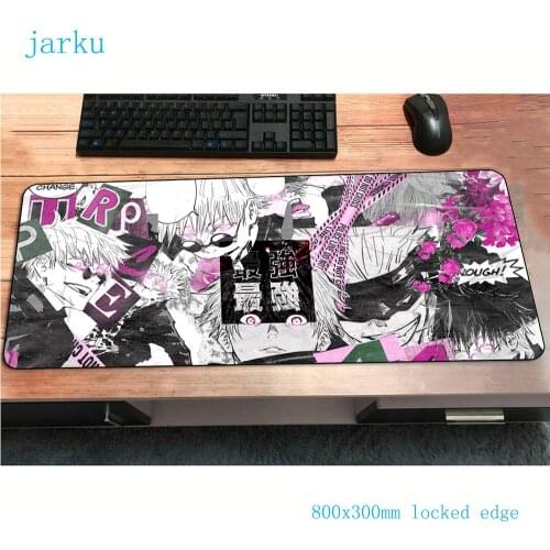 Jujutsu Kaisen mouse pad gamer High quality mousepad rubber desk mat 700x400x4mm gaming accessories New keyboard mat oversized