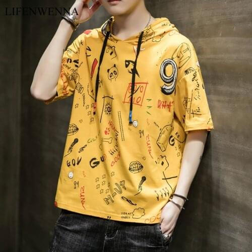 Li Fen Wen Na Men's T-shirts With A Hood