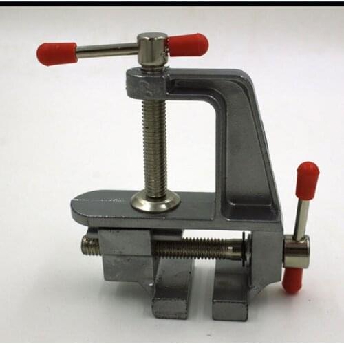Mini table vise clamp Aluminum alloy walnut clip Flat nose pliers clamp for Olive Bodhi beads