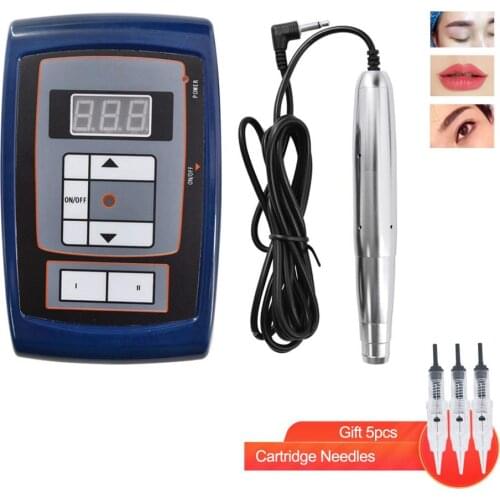 Permanent Makeup Professional Digital Power LCD Display Tattoo Power Supply Kit for Tattoo Pen Digital Tools
