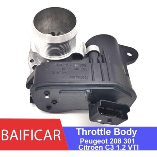 Baificar Brand New Genuine Air Throttle Body 9673622380 9886300188 For Peugeot 301 208 Citroen C3 1.2 VTI