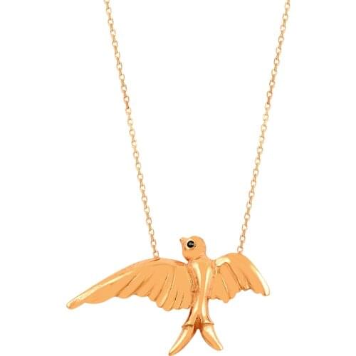 Bird Necklace Silver Bird Necklace for Women Sparrow Necklace 925 Sterling Silver Necklace Charms Necklace Jewelry For Women Boho New