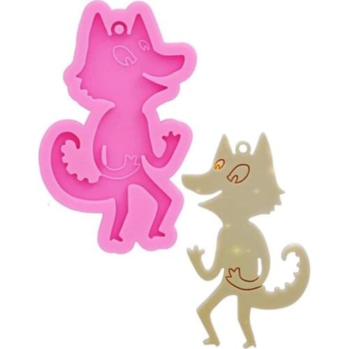 Animal Pendant Epoxy Resin Mold Keychain Earrings Silicone Mould DIY Crafts Jewelry Necklace Casting Tools