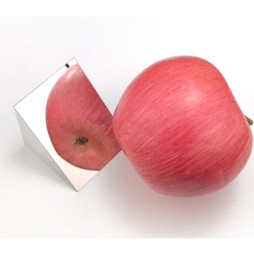 Right Angle External Reflection Prism 50x50x50mm 45 Degree Total Reflection Detection Right Angle Prism Optical Glass